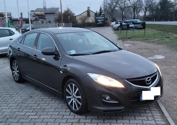 Mazda 6 cena 24990 przebieg: 190000, rok produkcji 2011 z Kutno małe 407